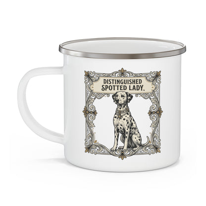 Distinguished Spotted Lady - Enamel Mug 12oz