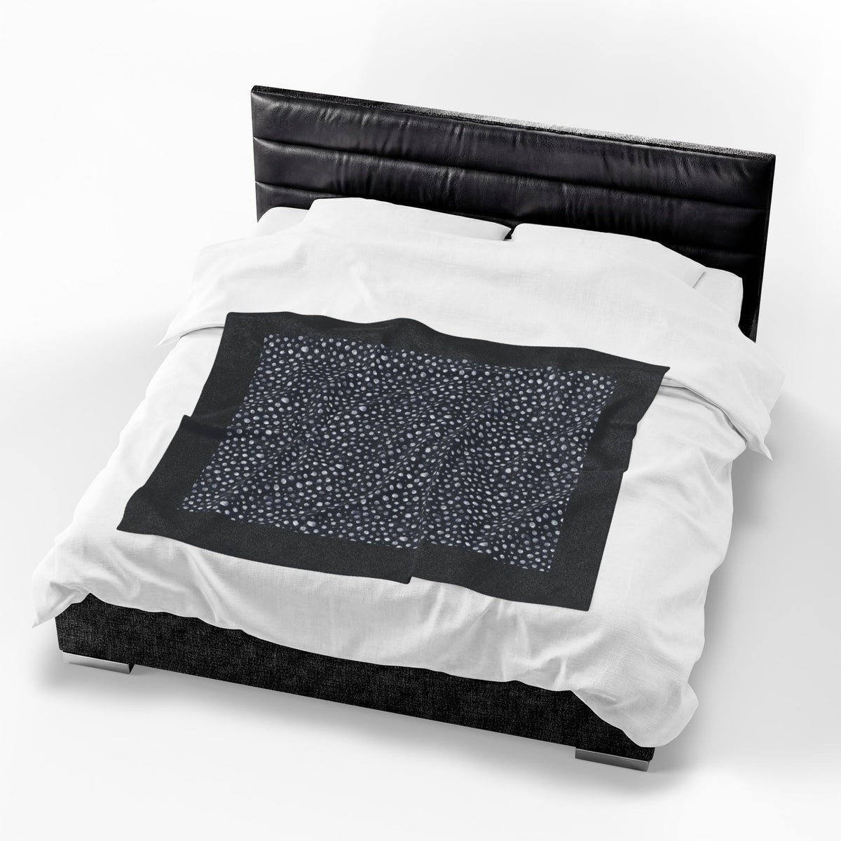 Dalmatian White Spots Velveteen Plush Blanket