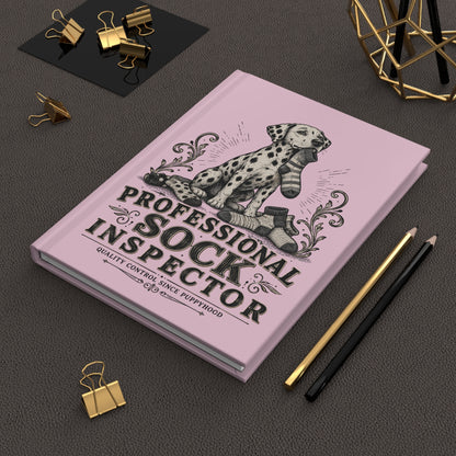 Professional Sock Inspector - Hardcover Journal - Blossom