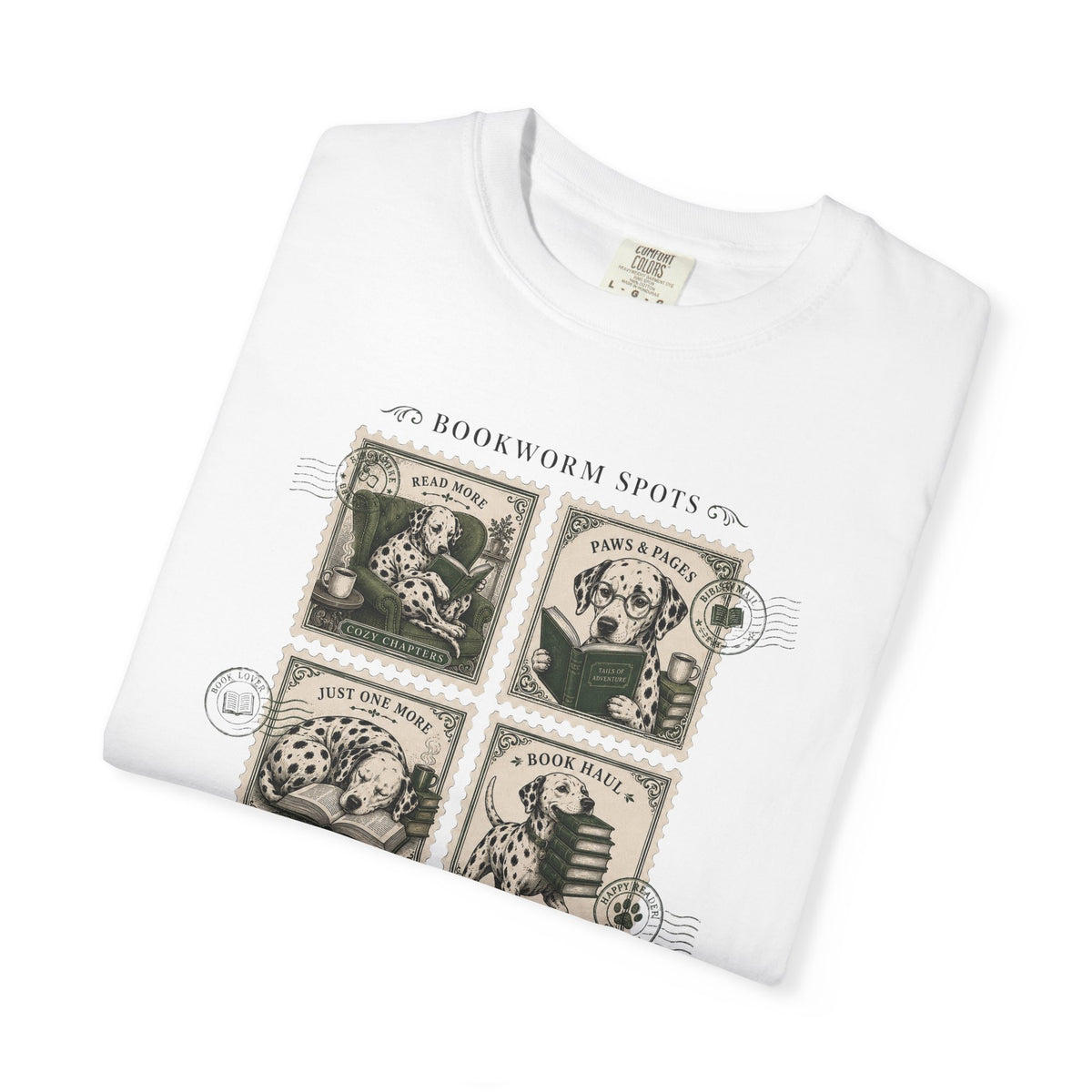 Bookworm Spots Comfort Color 1717 T-Shirt