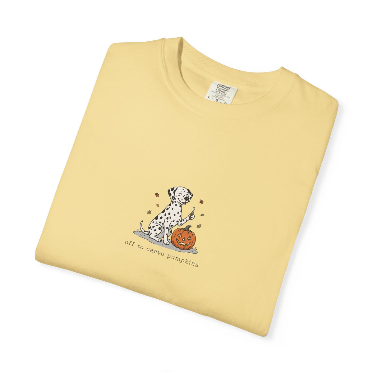 Off To Carve Pumpkins - Comfort Color 1717 T-Shirt