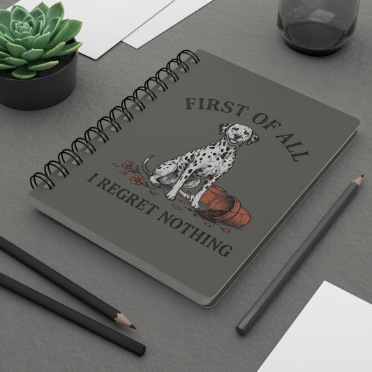 First of All I Regret Nothing - Spiral Journal - Pepper