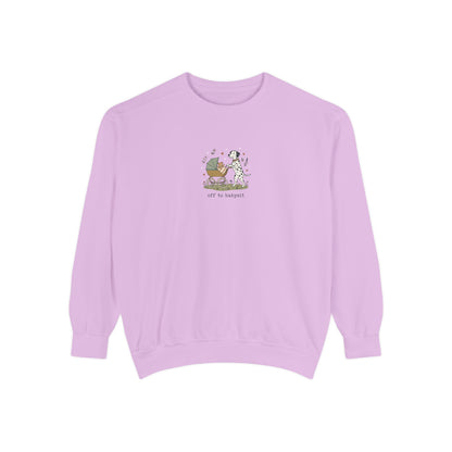 Off To Babysit - Comfort Colors 1566 Crewneck Sweatshirt