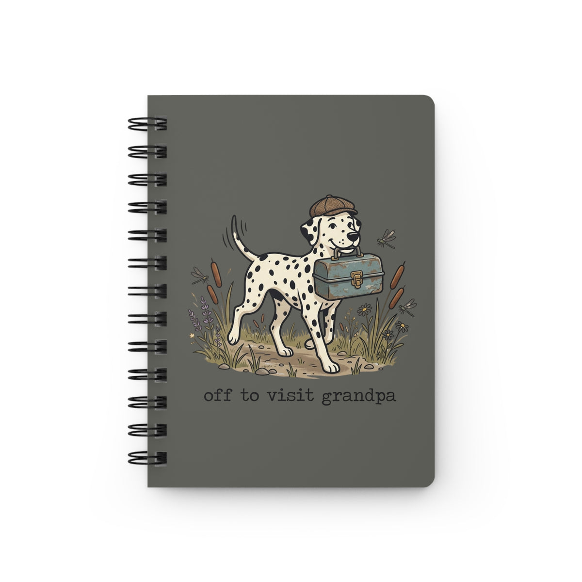 Off To Visit Grandpa - Spiral Journal - Pepper
