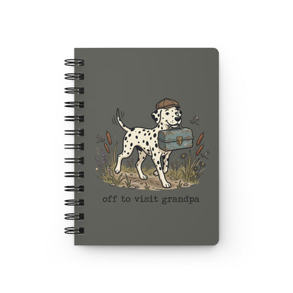 Off To Visit Grandpa - Spiral Journal - Pepper
