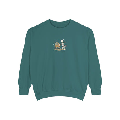 Off To Babysit - Comfort Colors 1566 Crewneck Sweatshirt