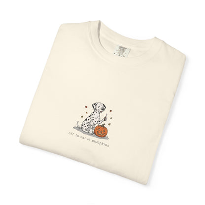 Off To Carve Pumpkins - Comfort Color 1717 T-Shirt