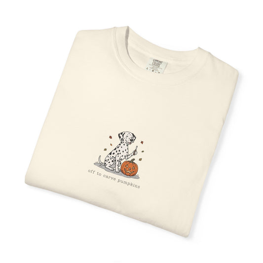 Off To Carve Pumpkins - Comfort Color 1717 T-Shirt