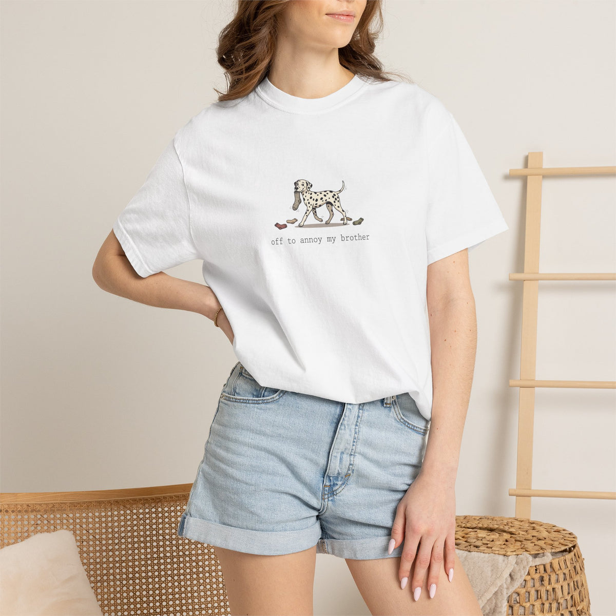 Off To Annoy My Brother- Comfort Color 1717 T-Shirt