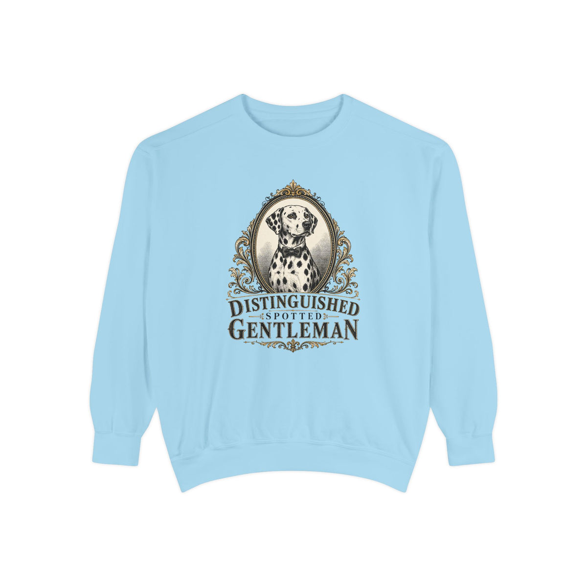 Distinguished Spotted Gentleman - Comfort Colors 1566 Crewneck Sweatshirt
