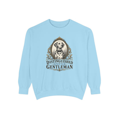 Distinguished Spotted Gentleman - Comfort Colors 1566 Crewneck Sweatshirt