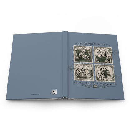 Bookworm Spots - Hardcover Journal - Blue Jean