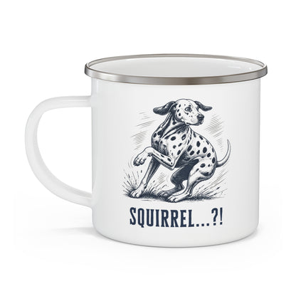 Squirrel Alarm - Enamel Mug 12oz