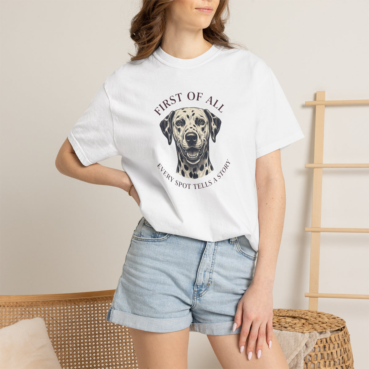 First Of All Every Spot Tells A Story - Comfort Color 1717 T-Shirt