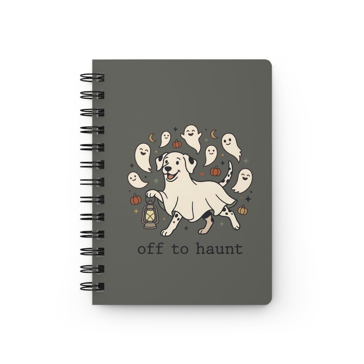 Off To Haunt - Spiral Journal - Pepper