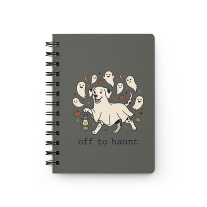 Off To Haunt - Spiral Journal - Pepper
