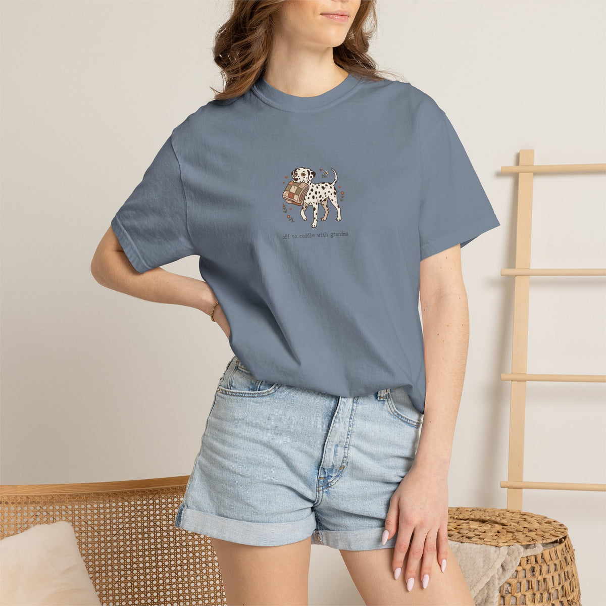 Off To Cuddle With Grandma - Comfort Color 1717 T-Shirt