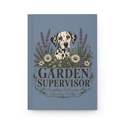 Garden Supervisor - Hardcover Journal -Blue Jean