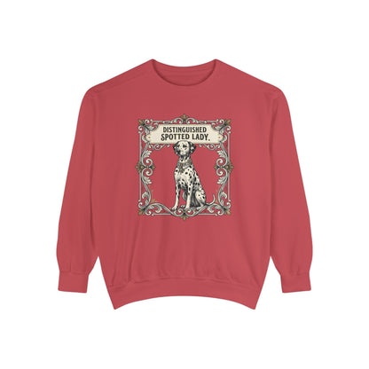 Distinguished Spotted Lady - Comfort Colors 1566 Crewneck Sweatshirt