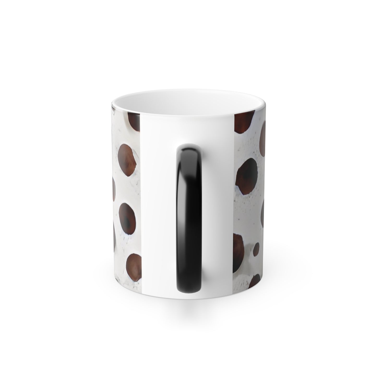 02 Liver Brown Dots Color-Changing Mug