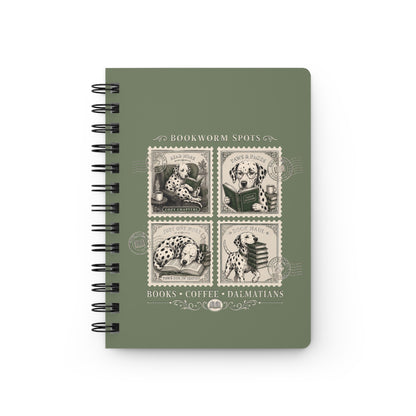 Bookworm Spots - Spiral Journal - Moos