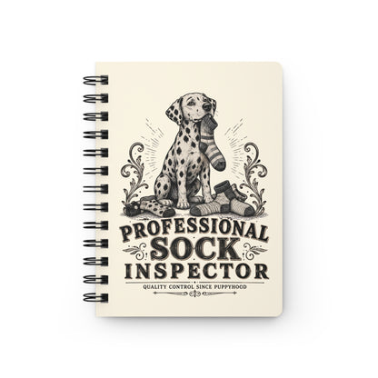 Professional Sock Inspector - Spiral Journal - Ivory