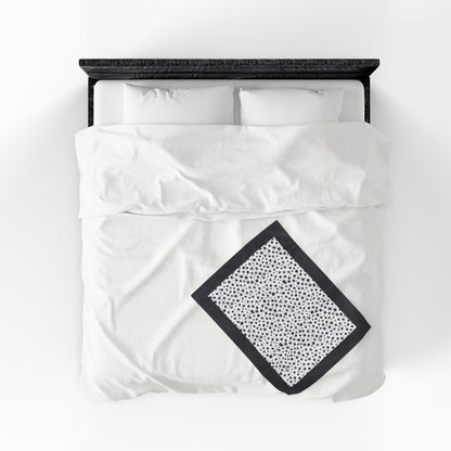 Dalmatian Black Spots Velveteen Plush Blanket
