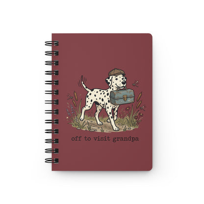 Off To Visit Grandpa - Spiral Journal - Chili