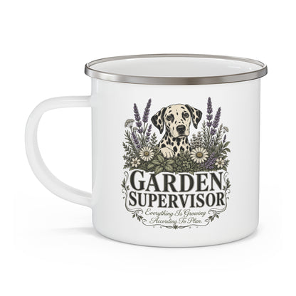 Garden Supervisor - Enamel Mug 12oz