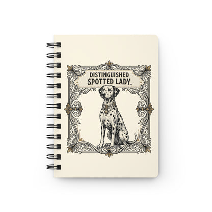 Distinguished Spotted Lady - Spiral Journal - Ivory