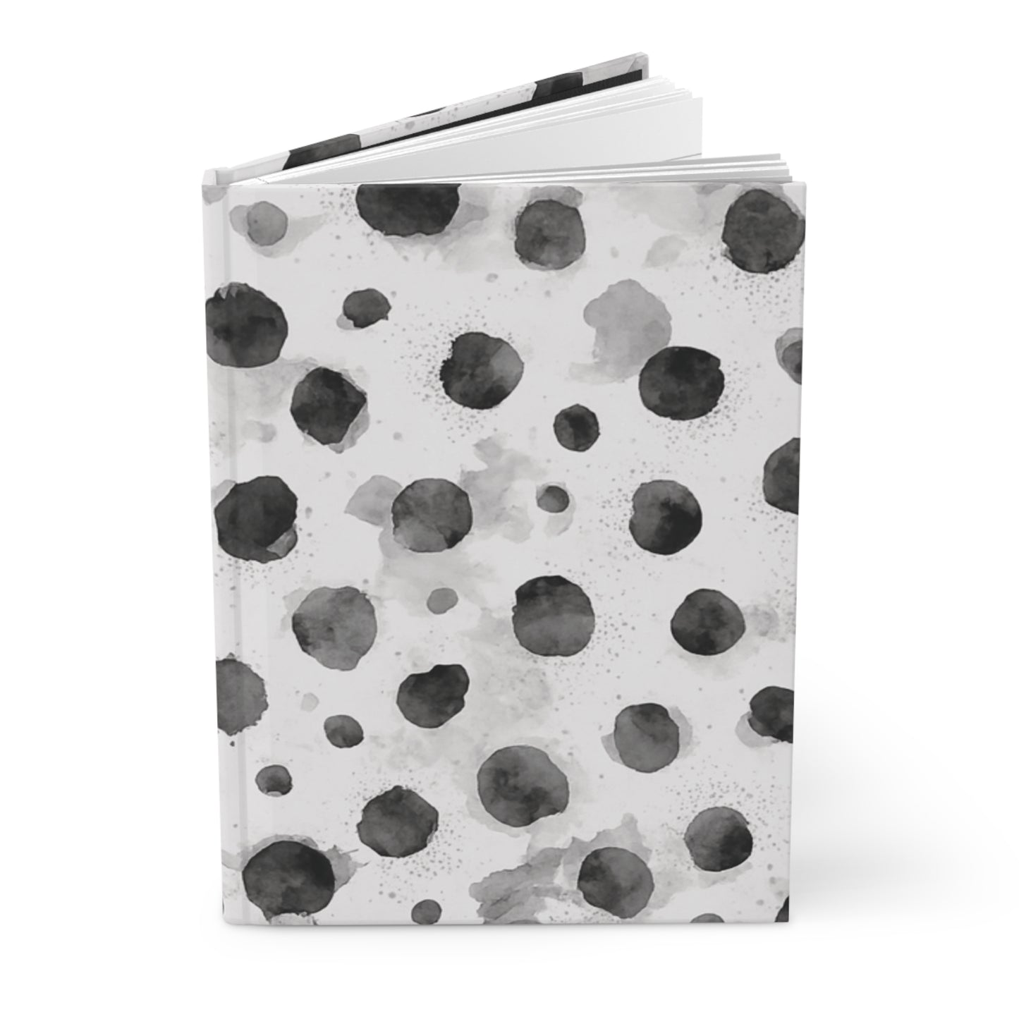 01 Hardcover Journal - Black Spots