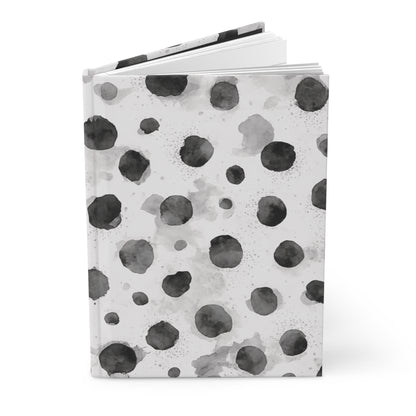 01 Hardcover Journal - Black Spots