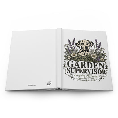 Garden Supervisor - Hardcover Journal - White