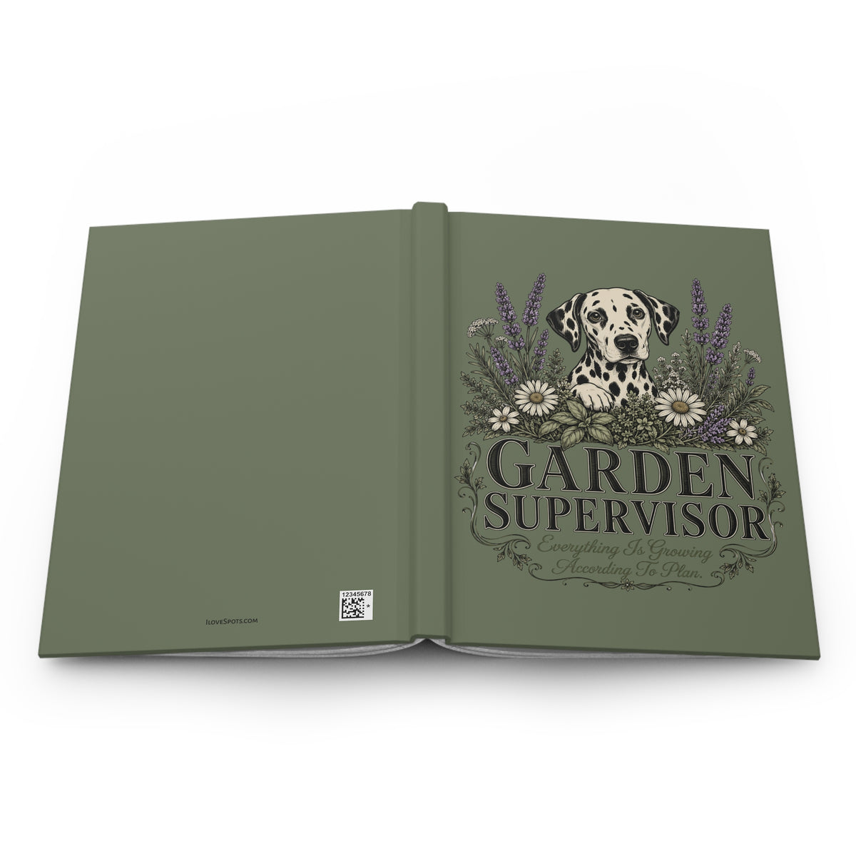 Garden Supervisor - Hardcover Journal - Moos
