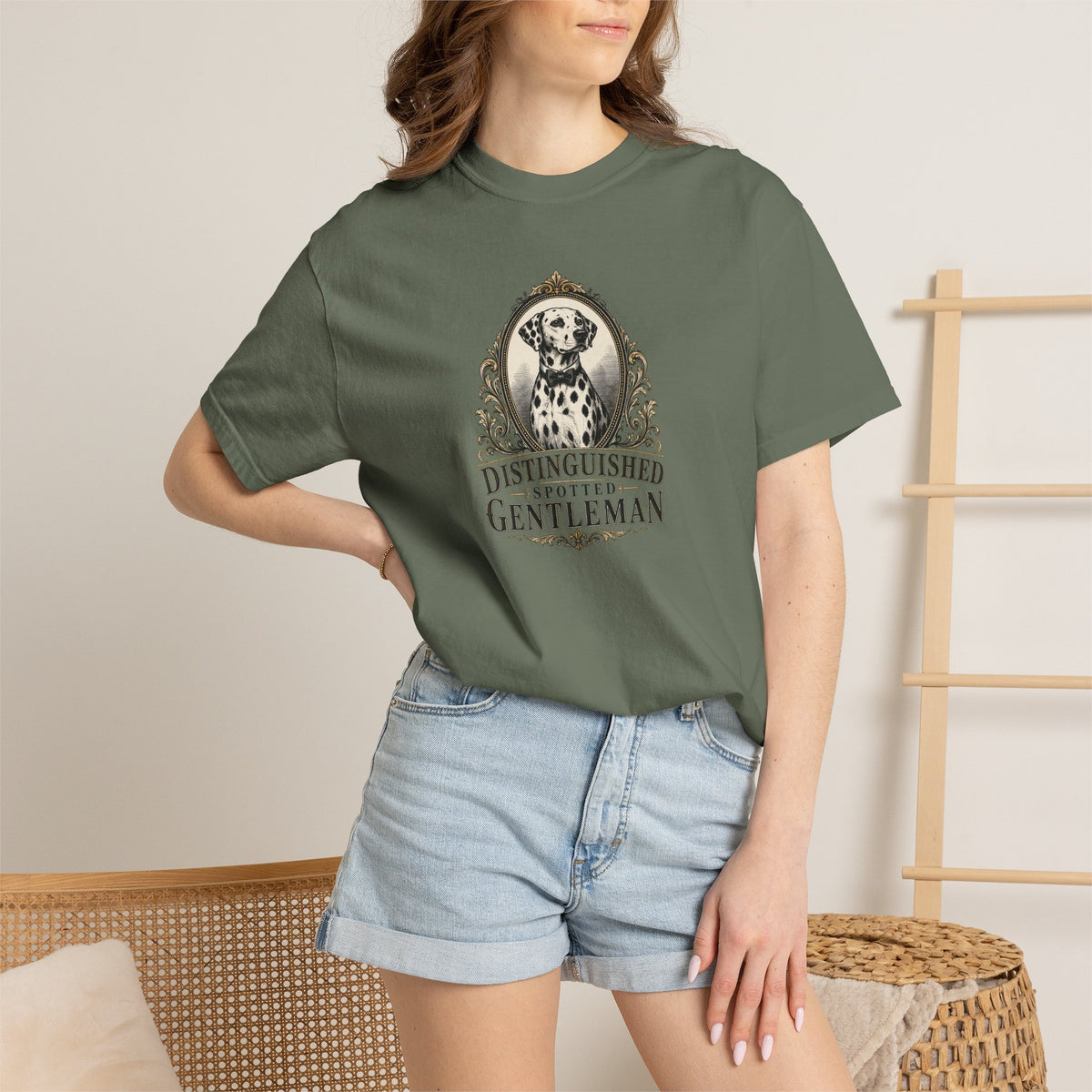 Distinguished Spotted Gentleman - Comfort Color 1717 T-Shirt