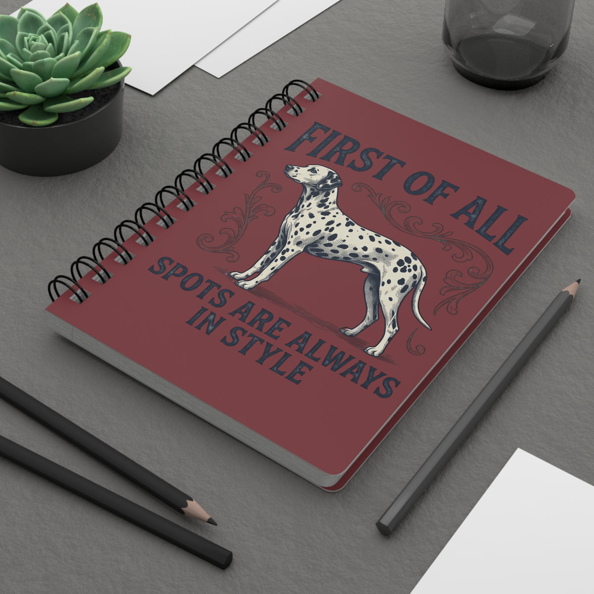 First Of All Spots Are Always In Style - Spiral Journal - Chili