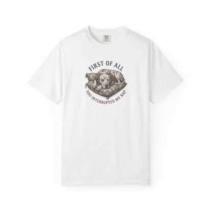 First Of All You Interrupted My Nap  - Comfort Color 1717 T-Shirt