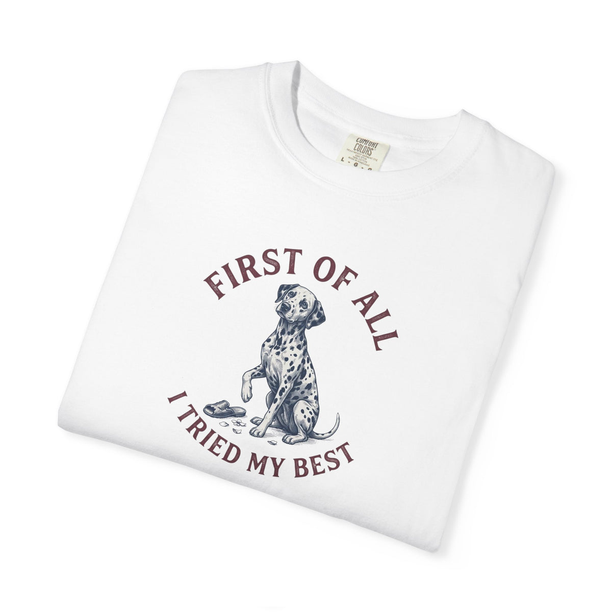 First Of All I Tried My Best - Comfort Color 1717 T-Shirt