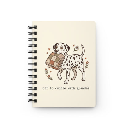 Off To Cuddle Grandma - Spiral Journal - Ivory