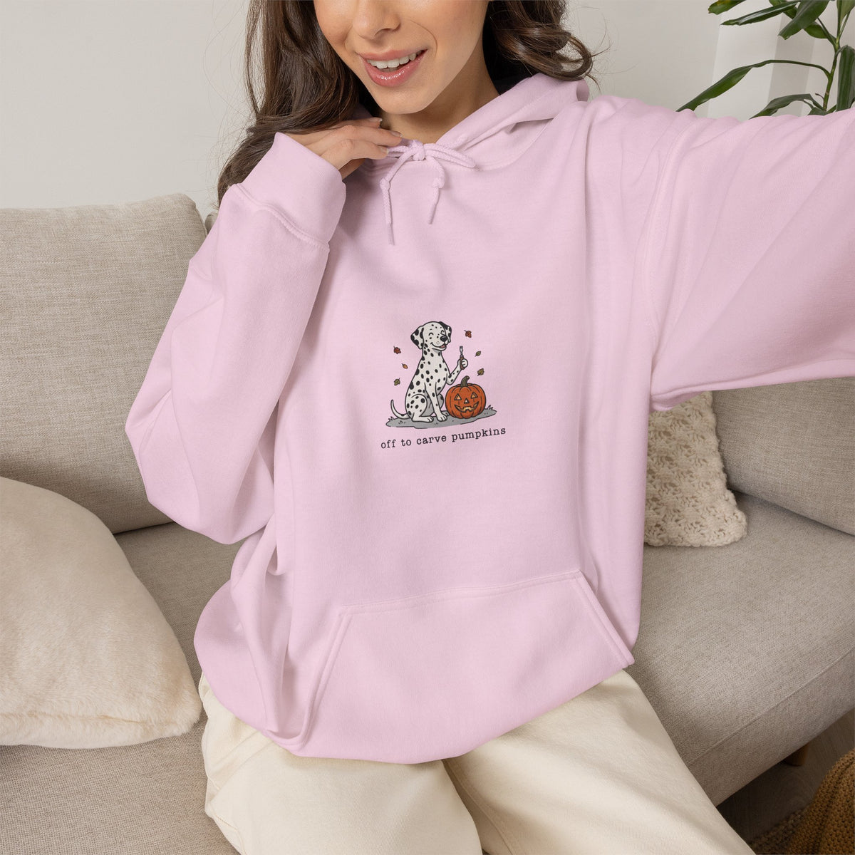 Off To Carve Pumpkins - Gildan 18500 Hoodie