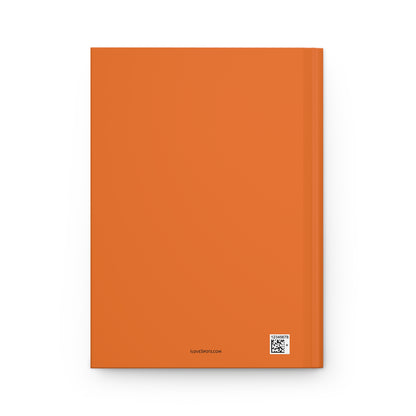 Off To Haunt - Hardcover Journal - Orange
