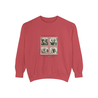 Bookworm Spots - Comfort Colors 1566 Crewneck Sweatshirt