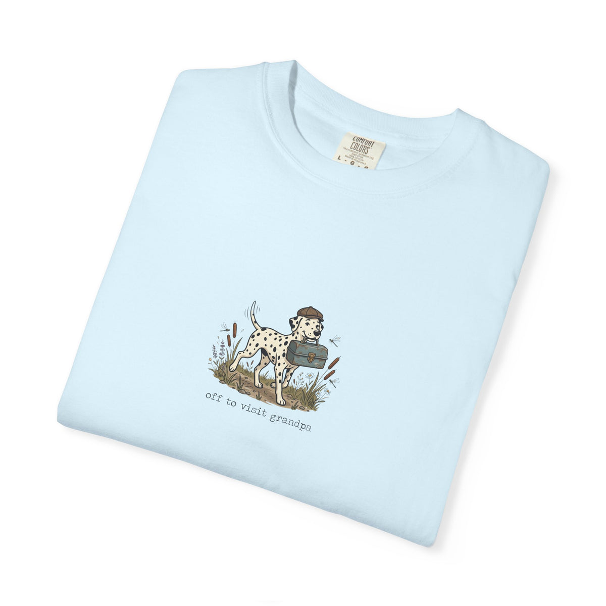 Off To Visit Grandpa - Comfort Color 1717 T-Shirt