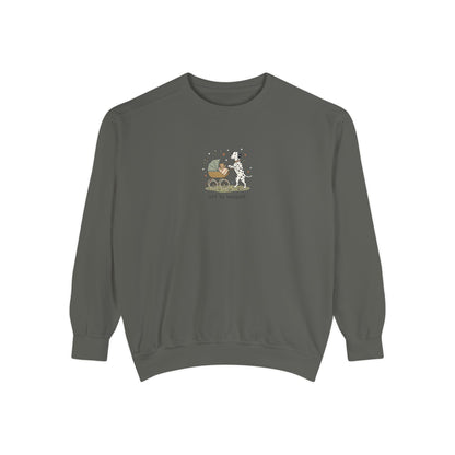 Off To Babysit - Comfort Colors 1566 Crewneck Sweatshirt