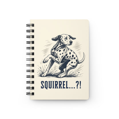 Squirrel Alarm - Spiral Journal - Ivory