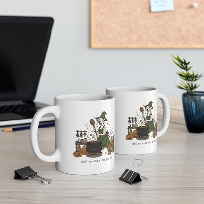 Off To Stir The Potion -  Ceramic Mug 11oz