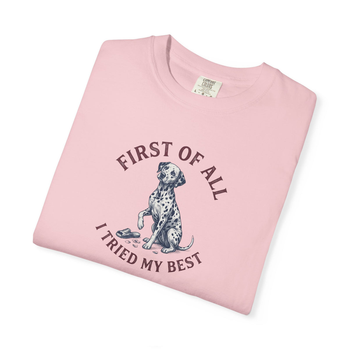 First Of All I Tried My Best - Comfort Color 1717 T-Shirt