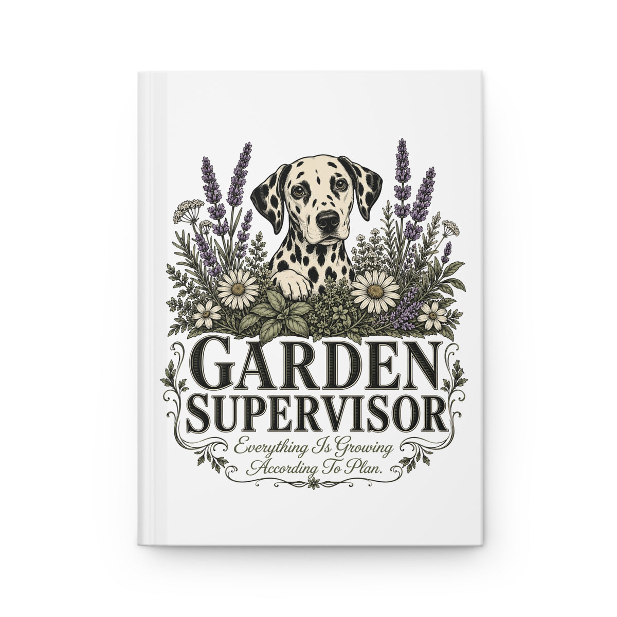 Garden Supervisor - Hardcover Journal - White