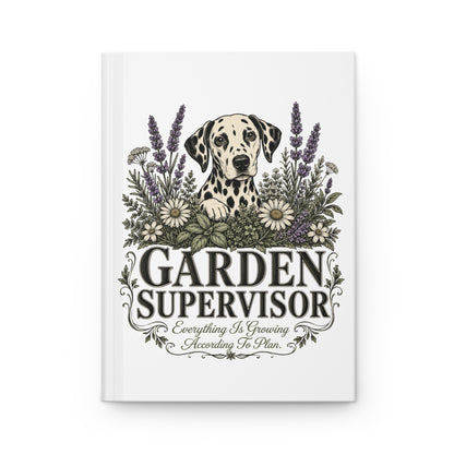 Garden Supervisor - Hardcover Journal - White