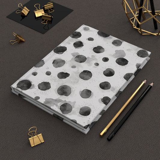 01 Hardcover Journal - Black Spots